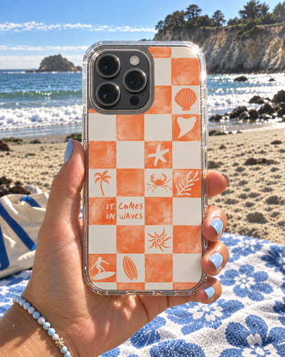 It Comes In Waves: Orange